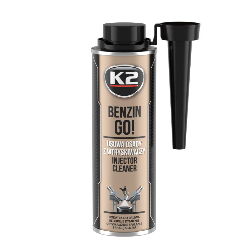 K2 Benzin Go! 250ml - Gasoline Injector Cleaner