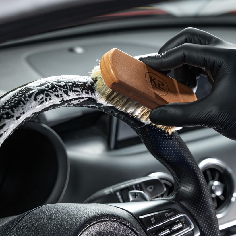 K2 Auron Brush Soft - Soft Leather Cleaning Brush