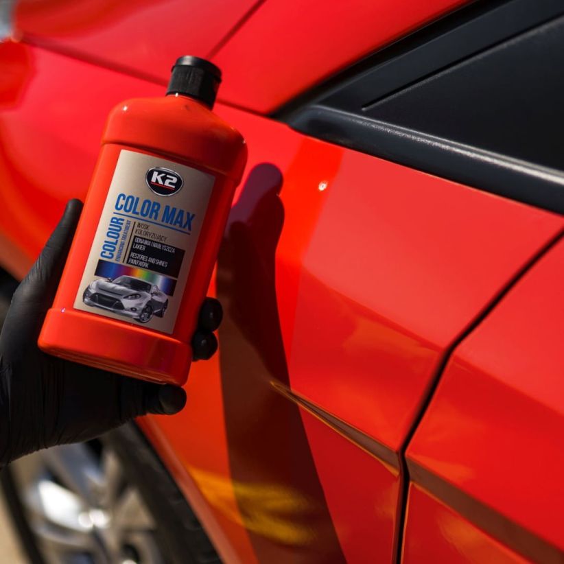 K2 Color Max 500ml - Colored Wax Polish - Red