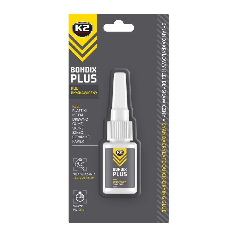 K2 Bondix Plus 10g - Instant Super Glue