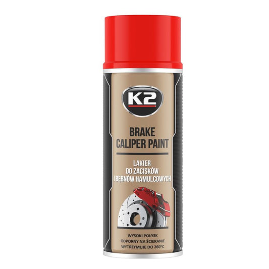 K2 Brake Caliper Paint 400ml - Caliper Spray Paint - Racing Red