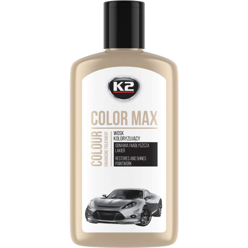 K2 Color Max 250ml - Colored Wax Polish - White