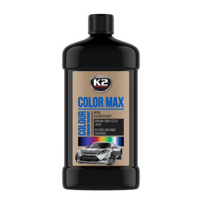 K2 Color Max 500ml - Colored Wax Polish - Black
