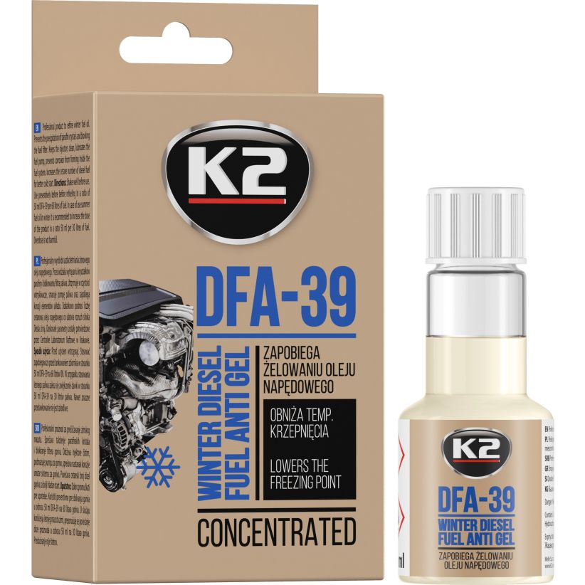 K2 DFA-39 50ml - Diesel Fuel Additive -39°C
