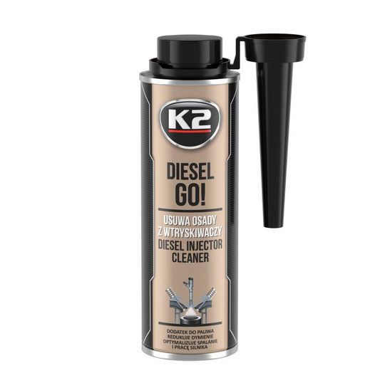 K2 Diesel Go! 250ml - Diesel Injector Cleaner