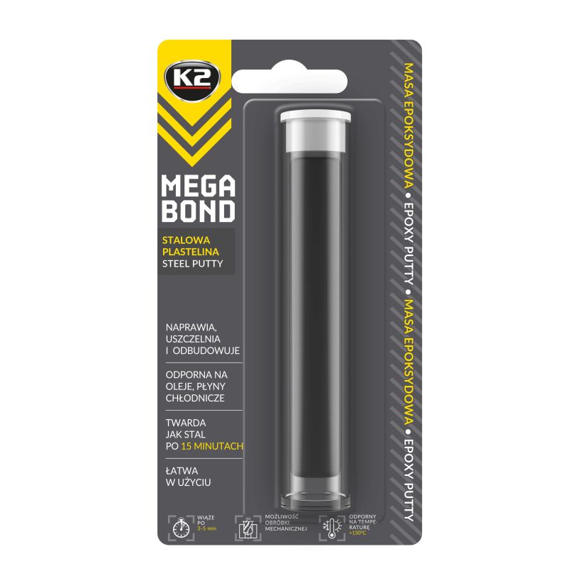 K2 Mega Bond 20g - Steel Repair Epoxy Putty