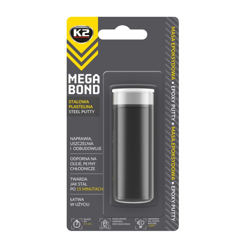 K2 Mega Bond 40g - Steel Repair Epoxy Putty