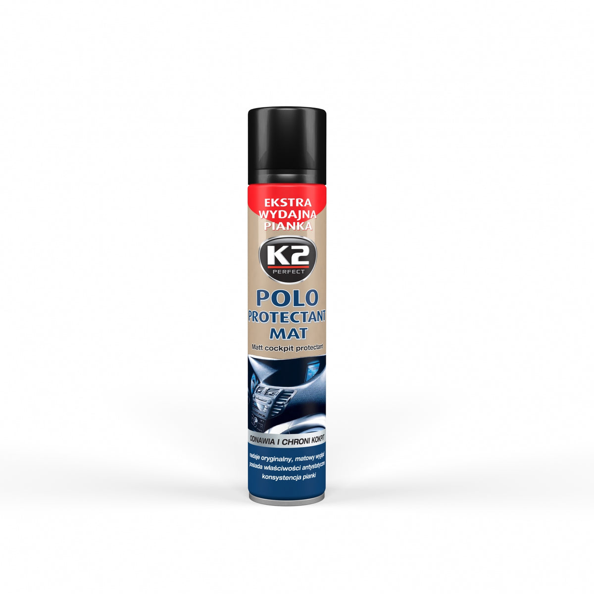K2 Polo Protectant 300ml Mat - Dashboard & Plastic Protectant