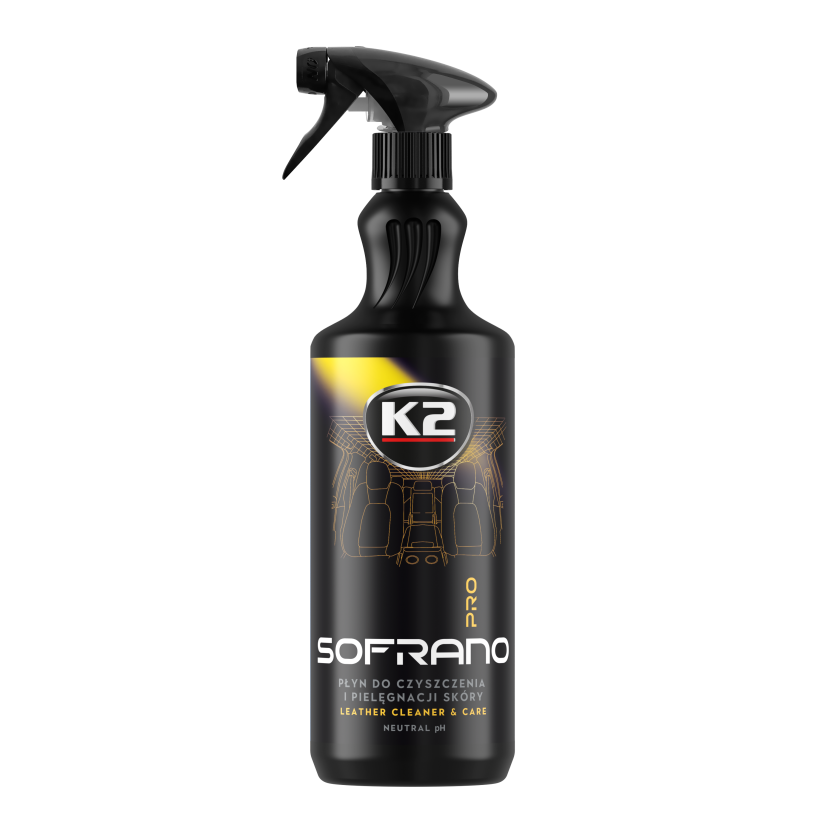 K2 Sofrano Pro 1L - Professional Leather Cleaner & Care