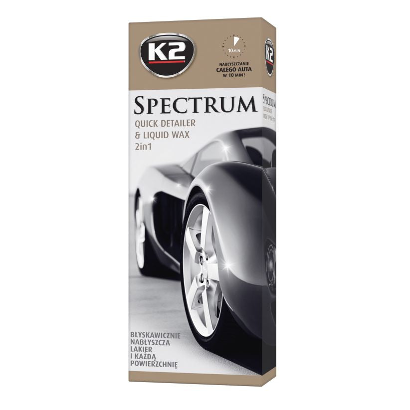 K2 Spectrum 700ml - Synthetic Liquid Wax (Quick Detailer) Box