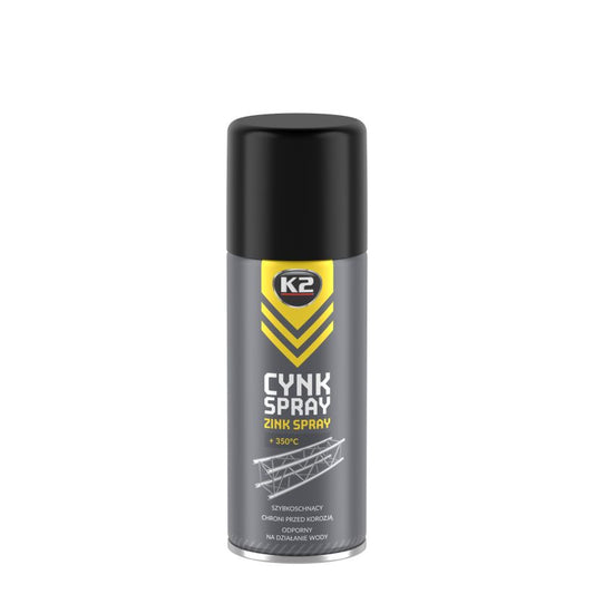 K2 Zinc Spray 400ml - Anti-Corrosion Zinc Coating