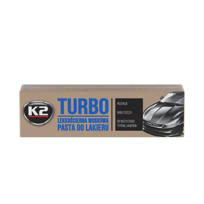 K2 Turbo Tempo 120g - Light-Abrasive Polish Paste with Wax