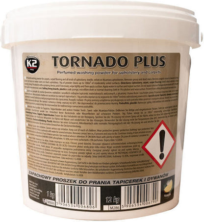 K2 Tornado Plus 12kg - Textile & Carpet Cleaning Detergent