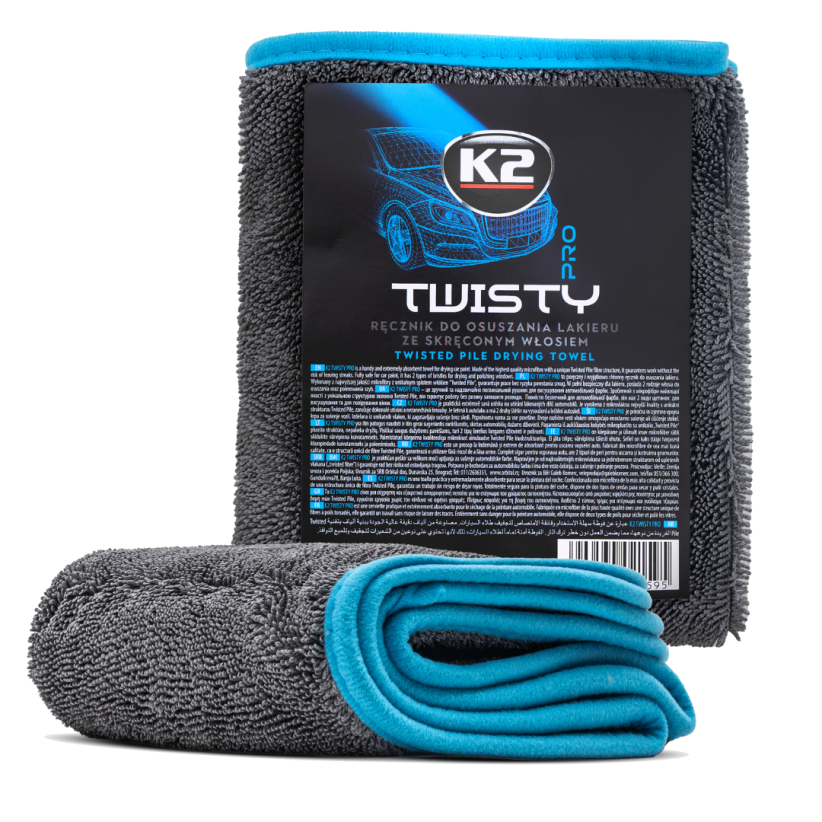 K2 Twisty PRO - Twisted Pile Drying & Polishing Towel
