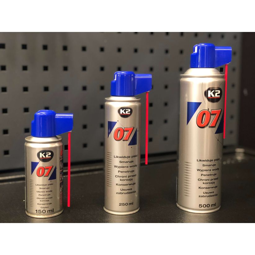 K2 07 500ml - Multi-Purpose Lubricant & Penetrant Spray