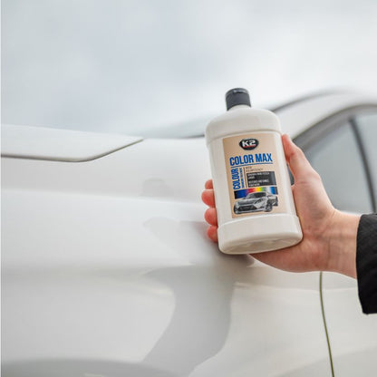 K2 Color Max 500ml - Colored Wax Polish - White