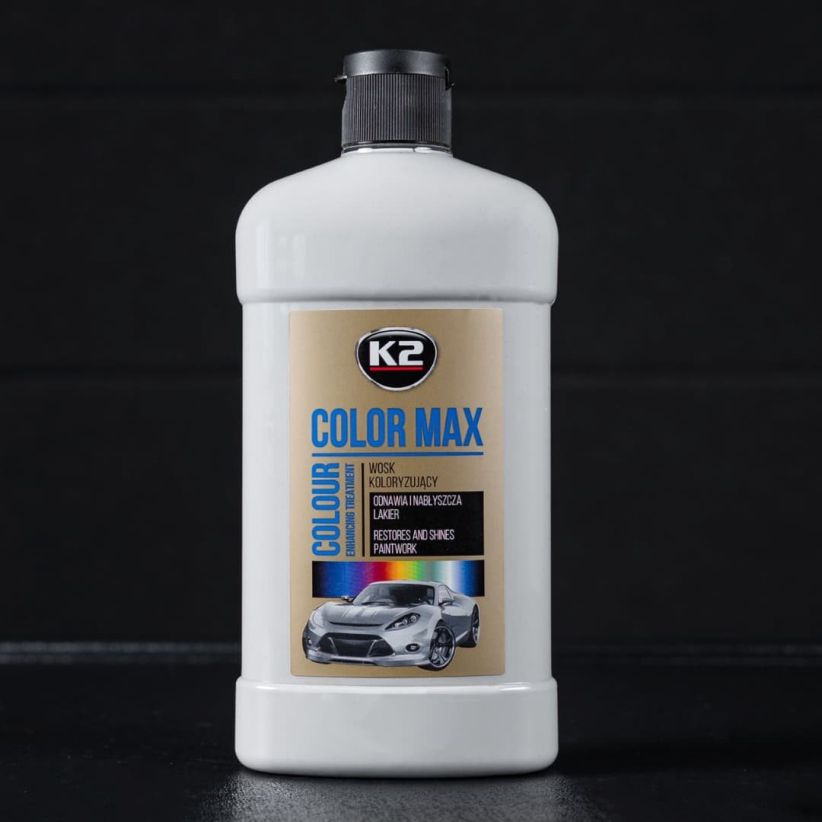 K2 Color Max 500ml - Colored Wax Polish - Silver