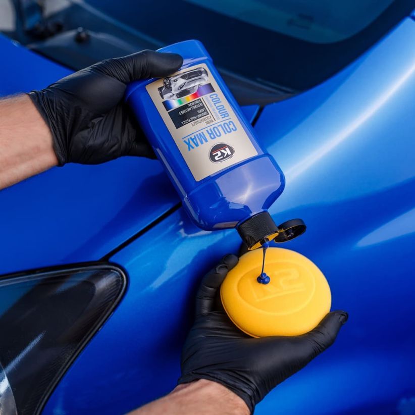 K2 Color Max 500ml - Colored Wax Polish - Navy Blue
