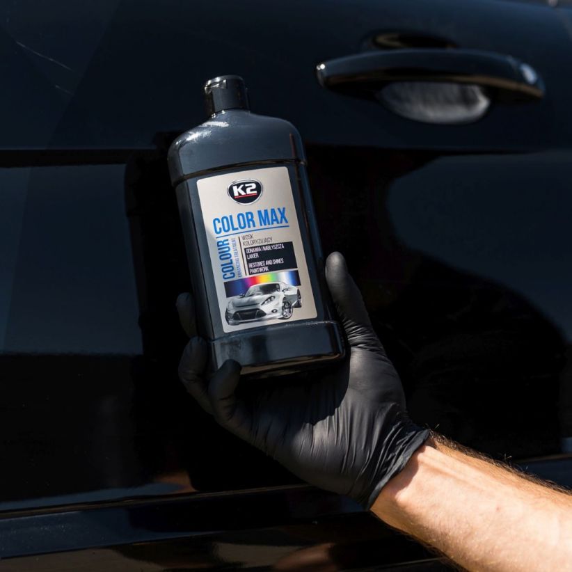 K2 Color Max 500ml - Colored Wax Polish - Black
