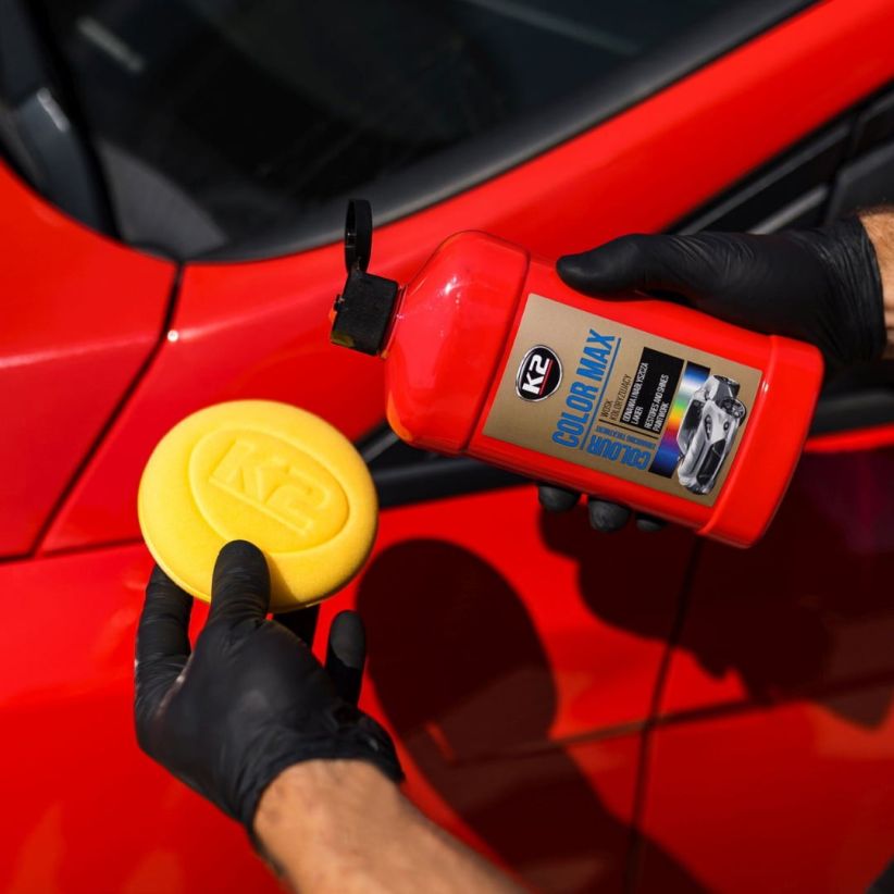 K2 Color Max 500ml - Colored Wax Polish - Red
