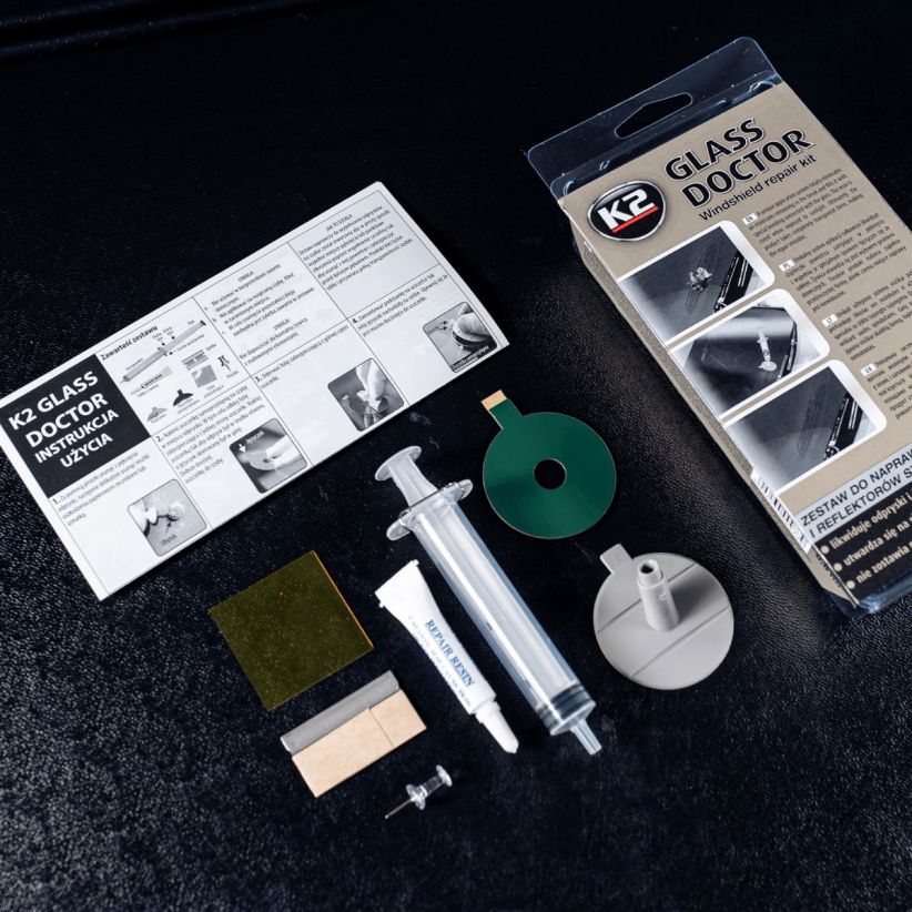 K2 Glass Doctor - Windshield & Headlight Repair Kit