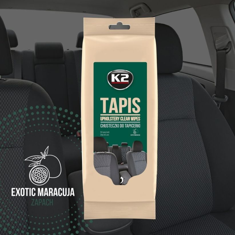 K2 Tapis Wipes - Upholstery Cleaning Wipes