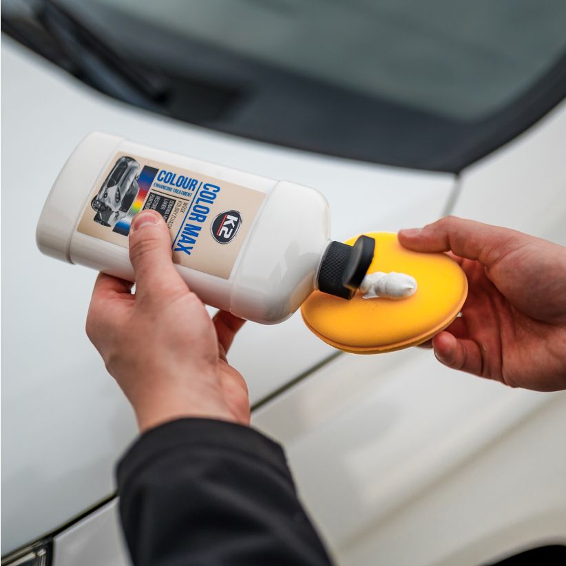 K2 Color Max 500ml - Colored Wax Polish - White