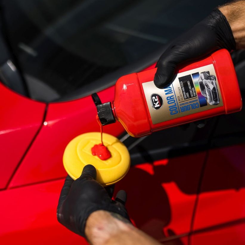 K2 Color Max 500ml - Colored Wax Polish - Red