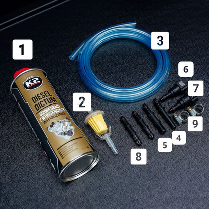 K2 Diesel Dictum 500ml - Diesel Injector Cleaning Kit