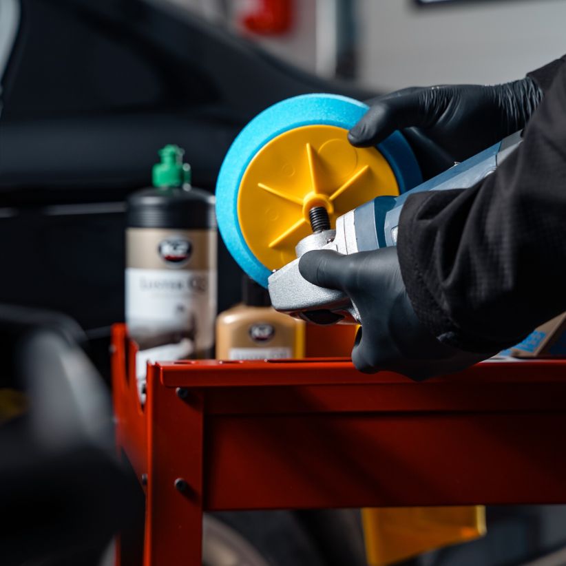 K2 Duraflex - High-Abrasive Polishing Sponge M14