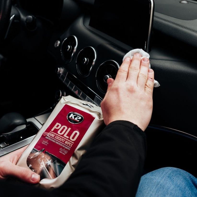 K2 Polo Shine Wipes - Dashboard & Plastic Wipes