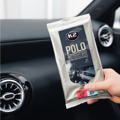K2 Polo Matt Wipes - Matte Dashboard & Plastic Wipes