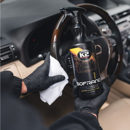 K2 Sofrano Pro 1L - Professional Leather Cleaner & Care