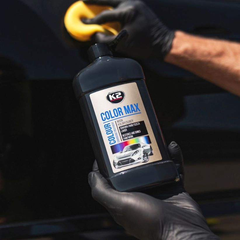 K2 Color Max 500ml - Colored Wax Polish - Black