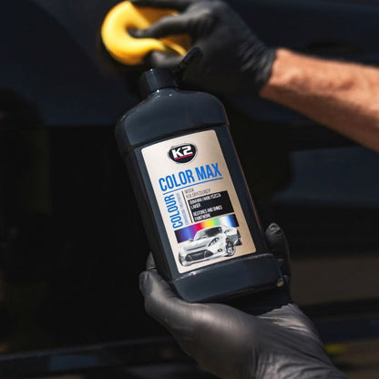 K2 Color Max 500ml - Colored Wax Polish - Black