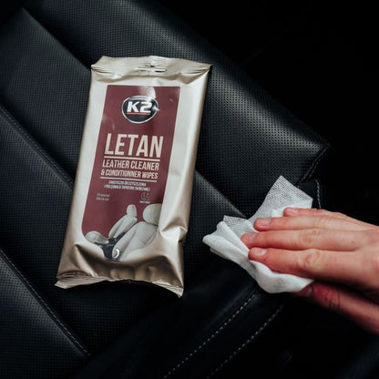 K2 Letan Wipes - Leather Upholstery Wipes