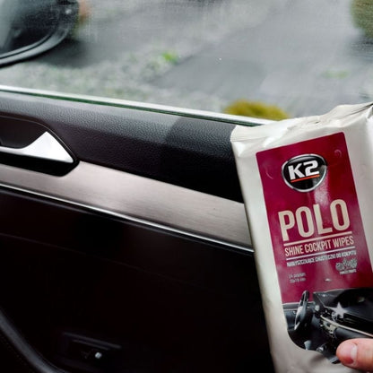 K2 Polo Shine Wipes - Dashboard & Plastic Wipes