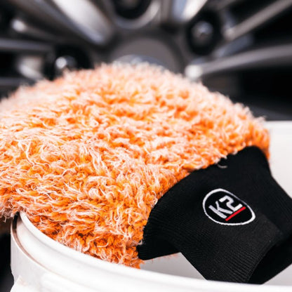 K2 Wash Mitt - Microfiber Car Wash Mitt