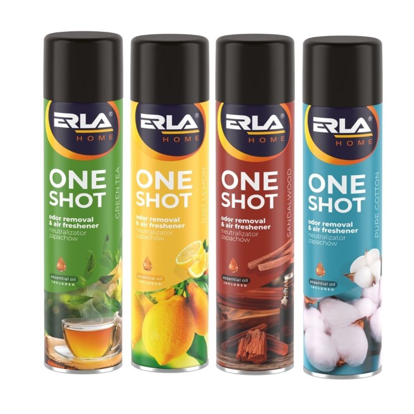Erla One Shot - Room Odor Neutralizer & Freshener 600ml