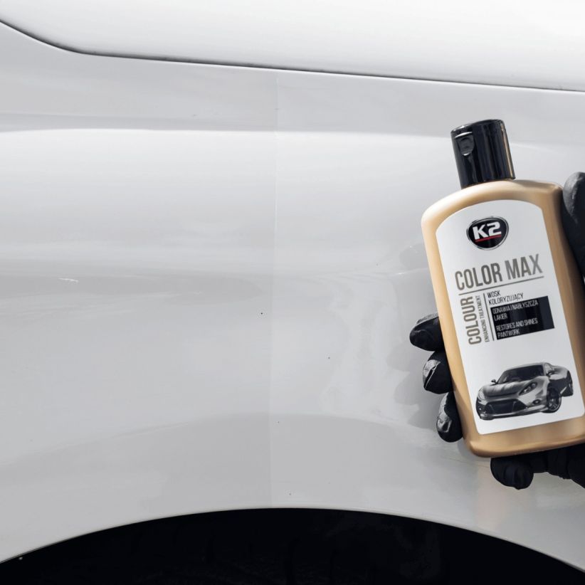 K2 Color Max 250ml - Colored Wax Polish - White