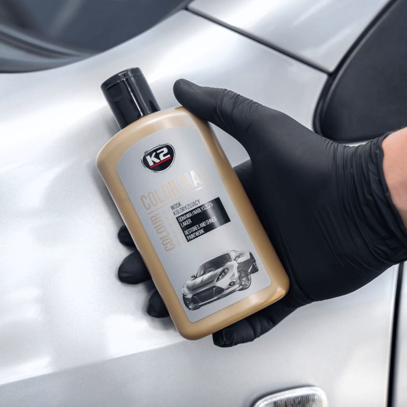 K2 Color Max 250ml - Colored Wax Polish - Silver