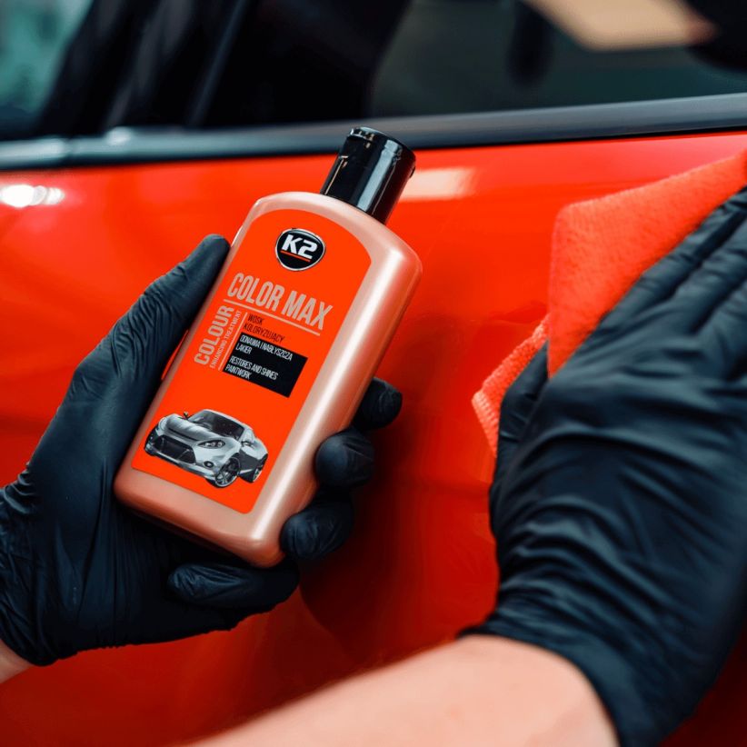 K2 Color Max 250ml - Colored Wax Polish - Red