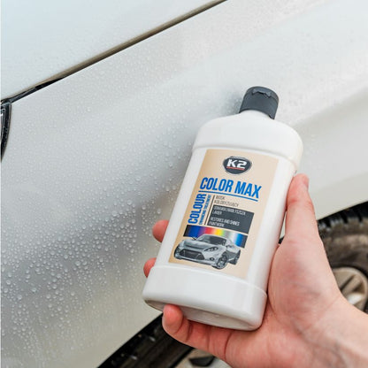 K2 Color Max 500ml - Colored Wax Polish - White