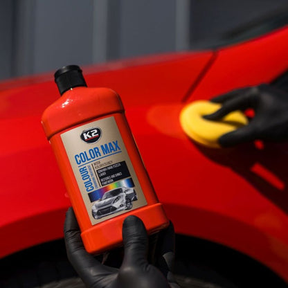 K2 Color Max 500ml - Colored Wax Polish - Red