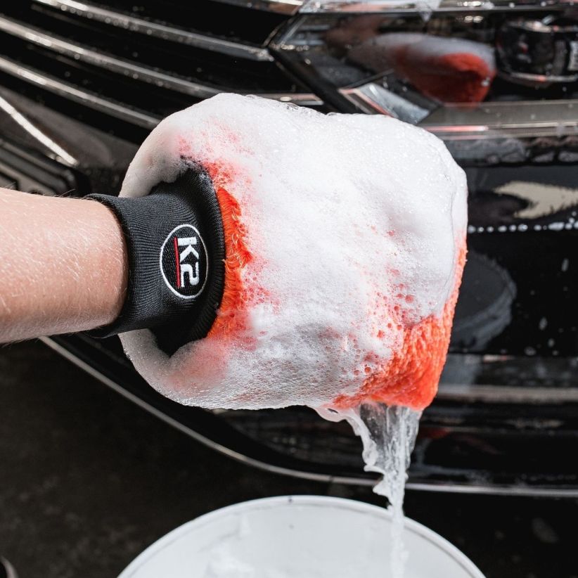 K2 Wash Mitt - Microfiber Car Wash Mitt