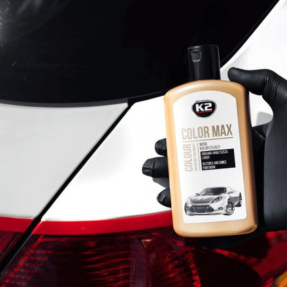 K2 Color Max 250ml - Colored Wax Polish - White