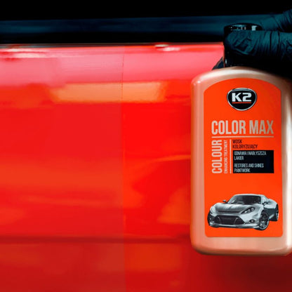 K2 Color Max 250ml - Colored Wax Polish - Red