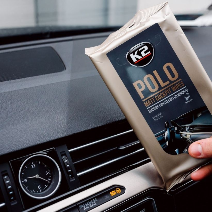 K2 Polo Matt Wipes - Matte Dashboard & Plastic Wipes