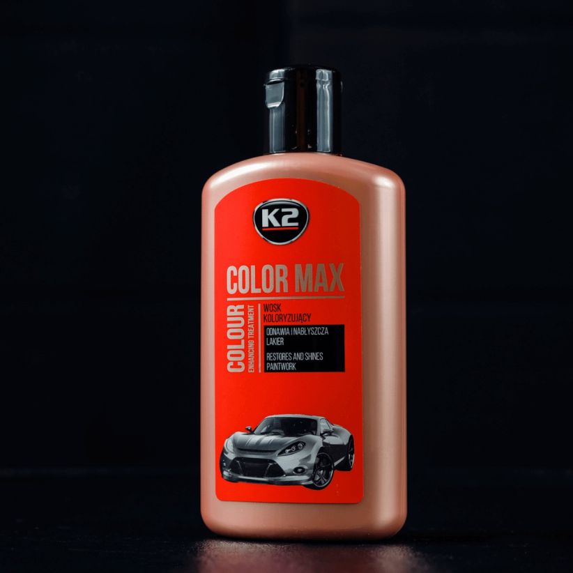 K2 Color Max 250ml - Colored Wax Polish - Red